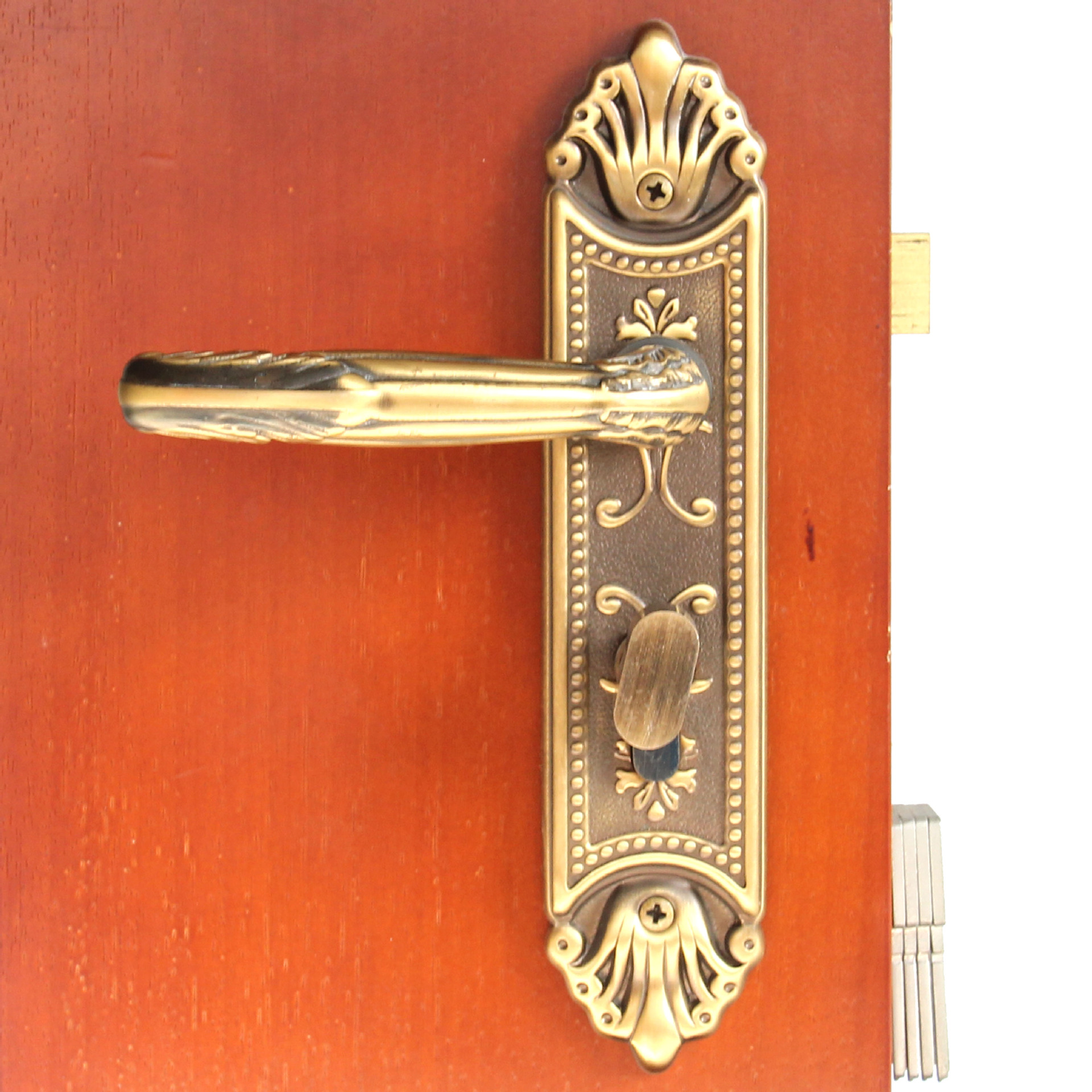 Brass Door Handle Modern Design Handles for Wooden Doors